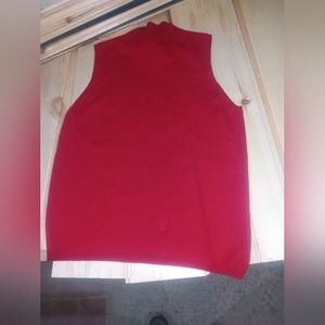 Coldwater Creek Red Sleeveless Knit NWT